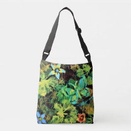 Butterfly och Flower Rodilius Kor Body Tote Bag Axelväska