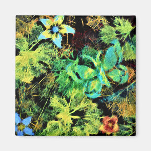 Butterfly och Flower Rodilius Magnet