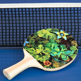 Butterfly och Flower Rodilius Ping Pong Paddle Pingisracket