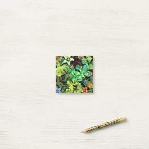 Butterfly och Flower Rodilius Post it Notes Post-it Block
