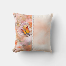 Butterfly och Flowers Kudde