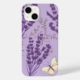 Butterfly och Lavender Flowers