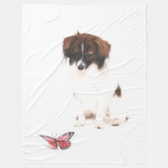 BUTTERFLY OCH PAPILLON FLEECEFILT (Framsidan)