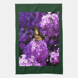 Butterfly och Phlox Kökshandduk