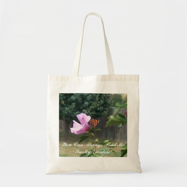 Butterfly och Ro i Sharon Tote Bag Tygkasse (Framsidan)