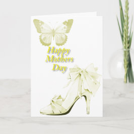 Butterfly och Shoe i Gult Kort