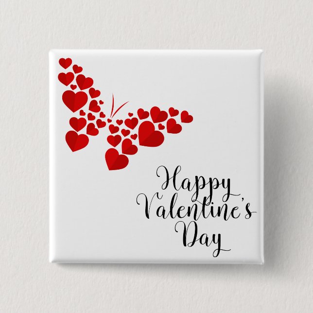 Butterfly of hearts knapp (Framsida)