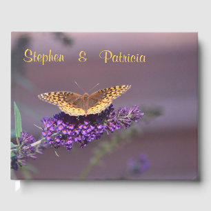 Butterfly On Butterfly Bush Gästböcker