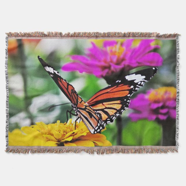 Butterfly on Flowers #2 Mysfilt (Framsidan)
