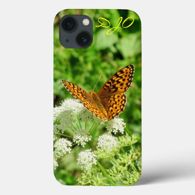 Butterfly On White Flowers (Baksida)