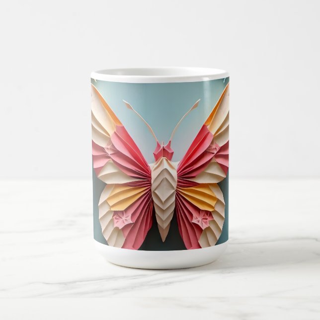 Butterfly Origami Kaffemugg (Center)