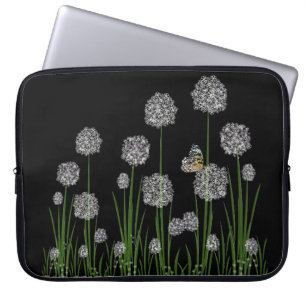 Butterfly på Dandelions Laptop sleeve