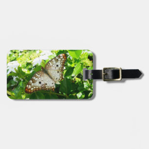 Butterfly på jasmin-fotografi för tropisk natur bagagebricka