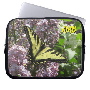 Butterfly på Lilac Laptop Fodral