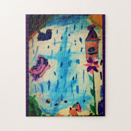 Butterfly på Rainy Day Pussel