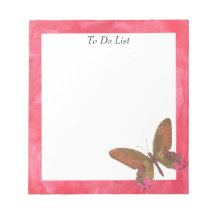 Butterfly på Rosa Watercolor