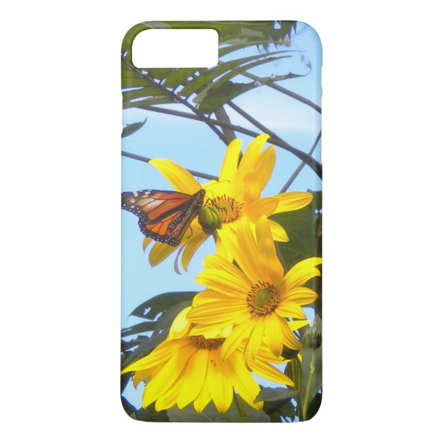 Butterfly på Solrossen Case-Mate iPhone Skal (Baksida)
