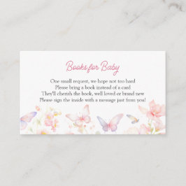 Butterfly på vägen Bokar för Baby-inkapslingskort Tilläggskort