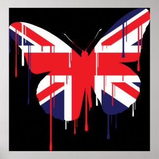 Butterfly Paint Springa Poster