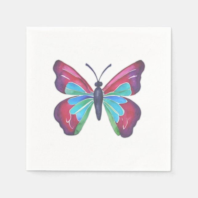 Butterfly Pappersservett (Framsidan)