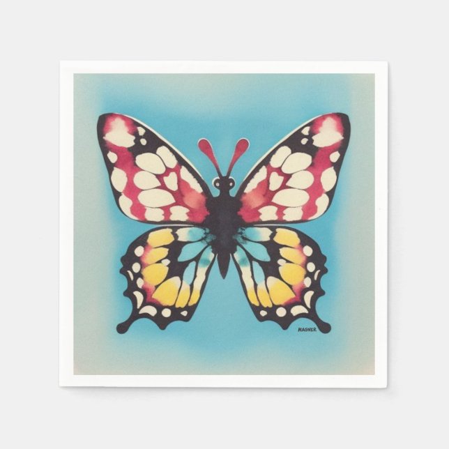 Butterfly Pappersservett (Framsidan)