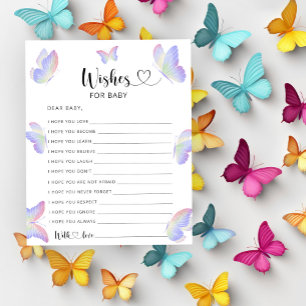 Butterfly - Party-vilt önskemål för baby