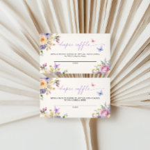 Butterfly Pastel Blommigts Baby Shower Diaper Raff