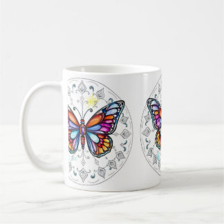Butterfly Pastel Kaffemugg