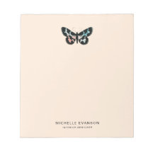 Butterfly Pastel Peach Watercolor Logotyp