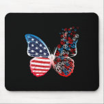 Butterfly Patriotic Fredsteckens 4:e juli US FLA Musmatta<br><div class="desc">Butterfly Patriotic Fredsteckens 4:e juli US Flagga</div>
