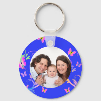 Butterfly/Photo Nyckelring