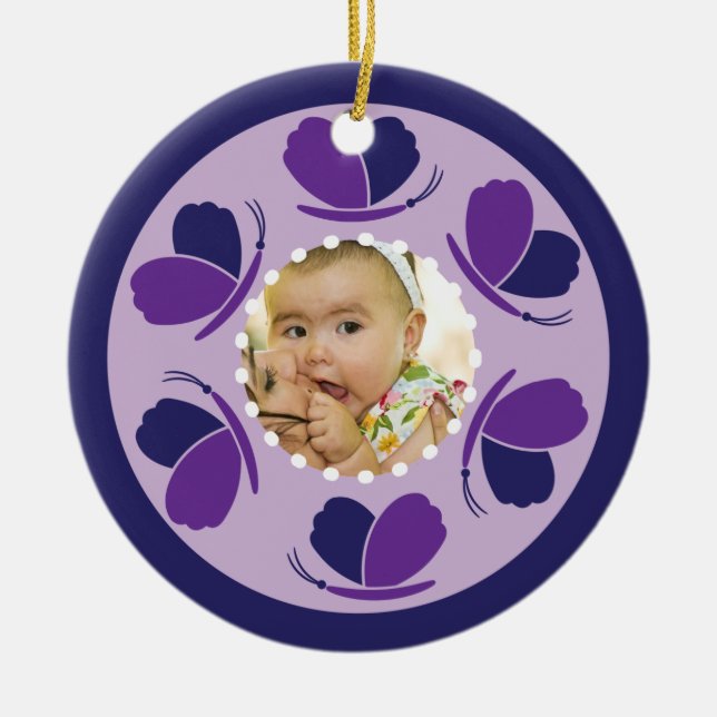 Butterfly Photo Ornament (Framsidan)