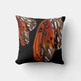 Butterfly Pillow - Orange Vingar of Butterfly Kudde