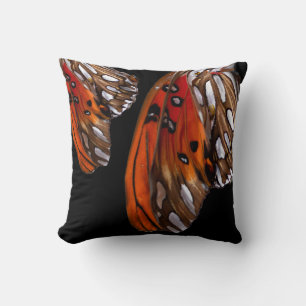 Butterfly Pillow - Orange Vingar of Butterfly Kudde