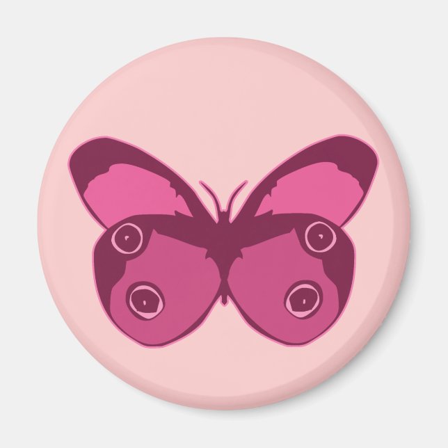 Butterfly Pinks Magnet (Framsidan)