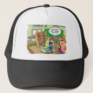 Butterfly Police Offbat Tecknad Funny Gifts & Tee Truckerkeps