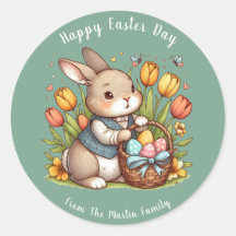 Butterfly, Poppy, Bunny Glad påsk Day