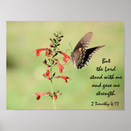 Butterfly Poster om Guds styrka
