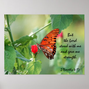 Butterfly Poster om Guds styrka