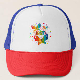 Butterfly Pride Kärlek är Kärlek HBT-medvetenhet Keps