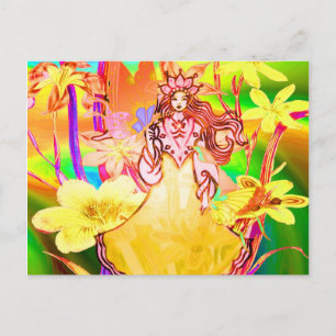 Butterfly Princess Vykort