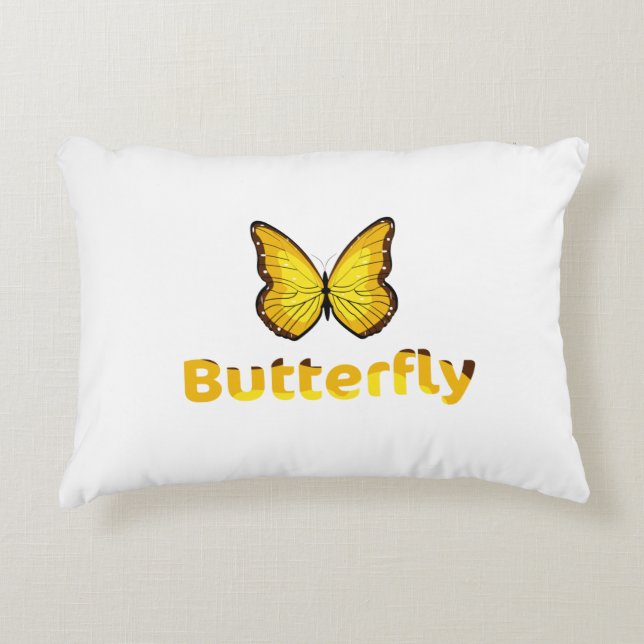 Butterfly Prydnadskudde (Framsidan)
