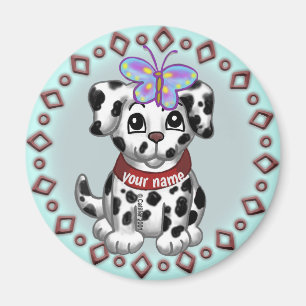 Butterfly Puppy hund Magnet