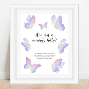 Butterfly pussar hur stort är mamma Blocky-spelet Poster