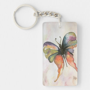 Butterfly/QUEEN Acrylic Keychain (dubbla-sidig)