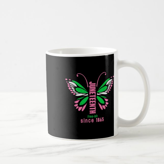 Butterfly Queen Cute Aka Junetelfte Tee Kaffemugg (Höger)