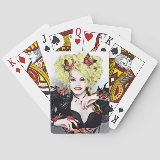 Butterfly Queen Spel Kort (Baksidan)