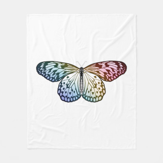 Butterfly Rainbow Fleecefilt (Framsidan)