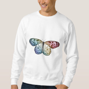 Butterfly Rainbow Lång Ärmad Tröja