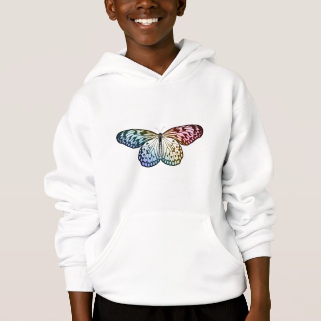 Butterfly Rainbow T Shirt (Framsida)